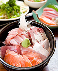 オリジナル刺身丼